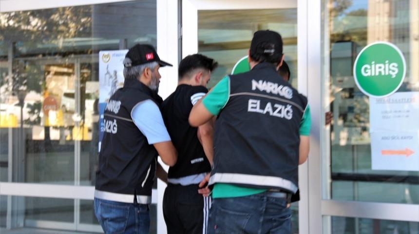 Elazığ&rsquo;da uyuşturucu operasyonunda 1 tutuklama