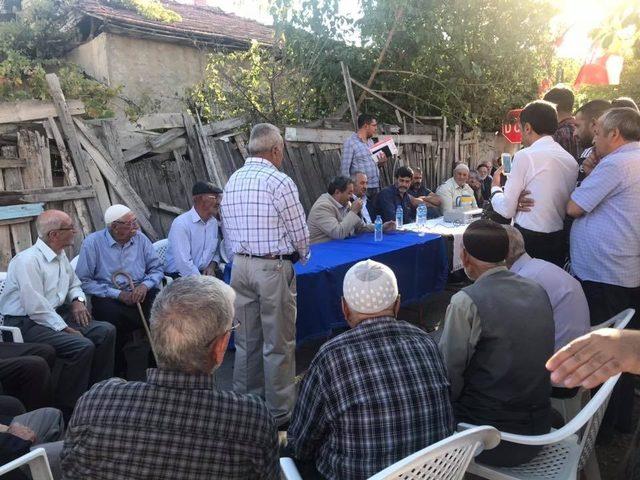 Milletvekili Fendoğlu, Beydağı Mahallesi’nde sorunları dinledi