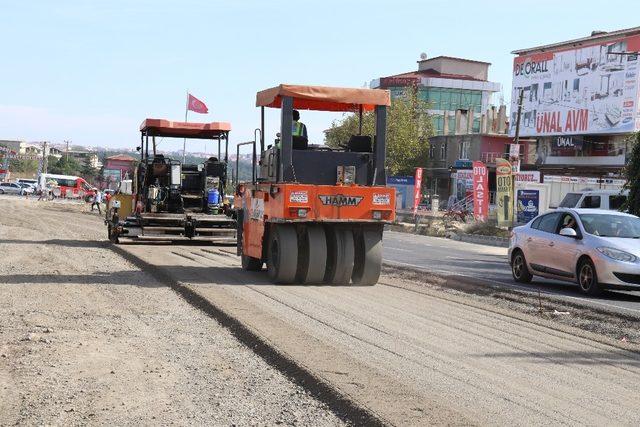 Edirne Caddesi asfalt serimine hazır