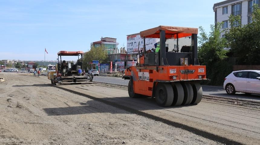 Edirne Caddesi asfalt serimine hazır