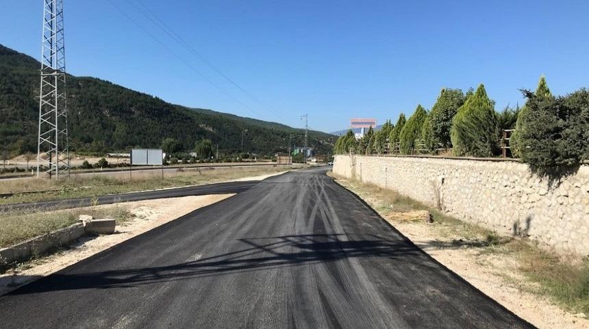 Yazıköy yolunda asfalt çalışmaları başladı