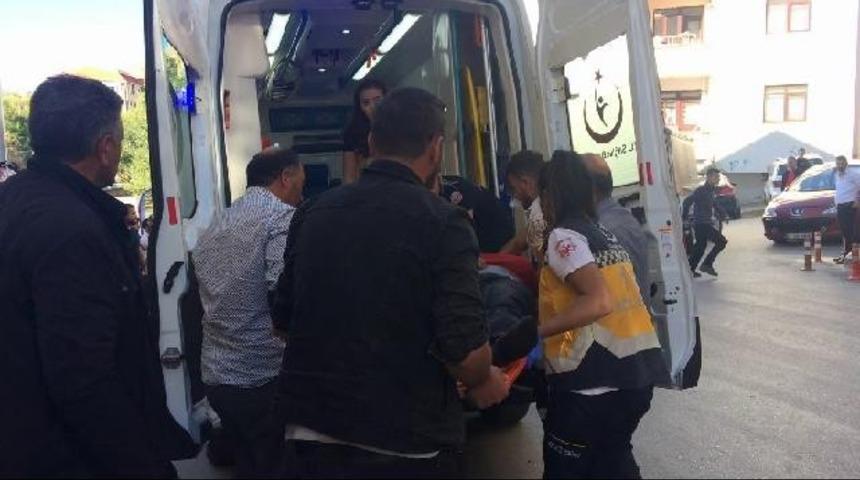 Aracın çarptığı bisikletli çocuk yaralandı