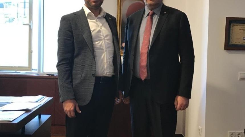 Ereğli TSO Yönetim Kurulu Başkanı Keleş, OYAK Otomotiv ve Lojistik Grup Başkanı ile görüştü