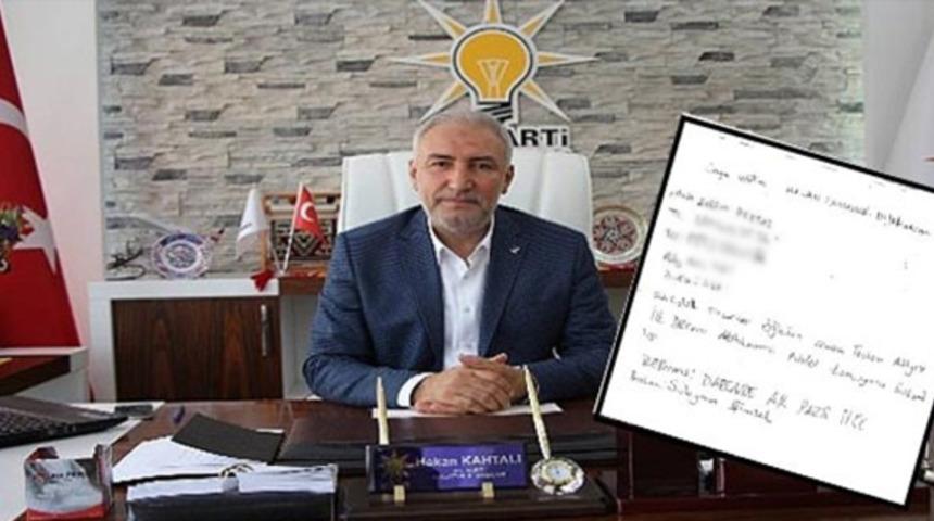 Torpil isteyen AK Partili ilçe başkanı fax numaralarını karıştırdı, yanlışlıkla CHP'li isme gönderdi