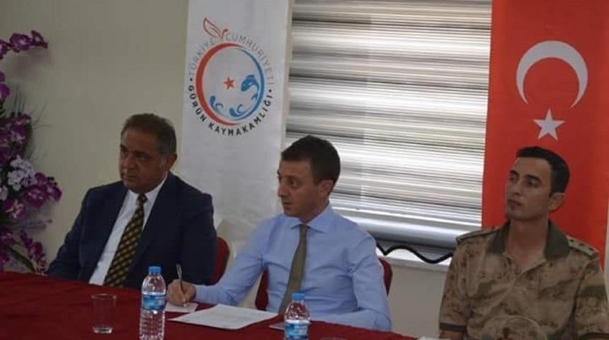 G&uuml;r&uuml;n&rsquo;de il&ccedil;e g&uuml;venlik toplantısı yapıldı