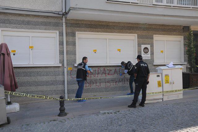 Avukatlık bürosu binasına av tüfekli saldırı