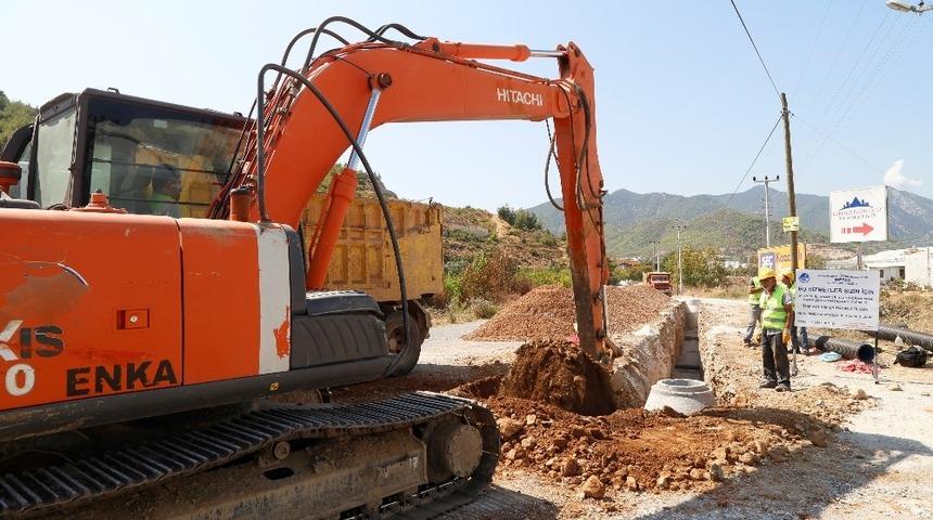 Anamur&rsquo;da i&ccedil;mesuyu &ccedil;alışmaları s&uuml;r&uuml;yor