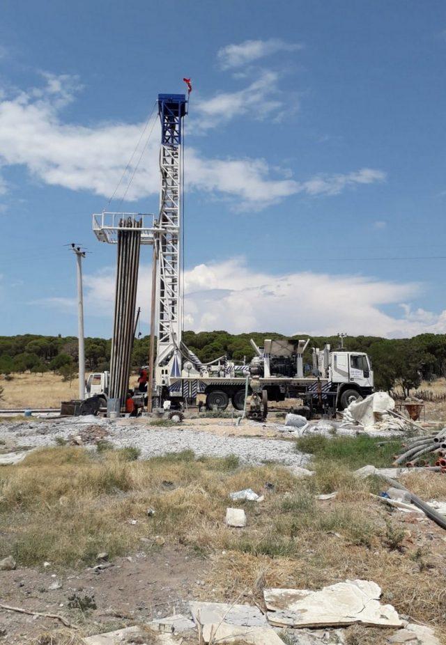 Ayvalık'ta jeotermal suya ulaşıldı