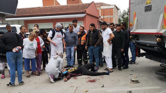 Kaza yerinden geçen anneyi ağlatan tesadüf