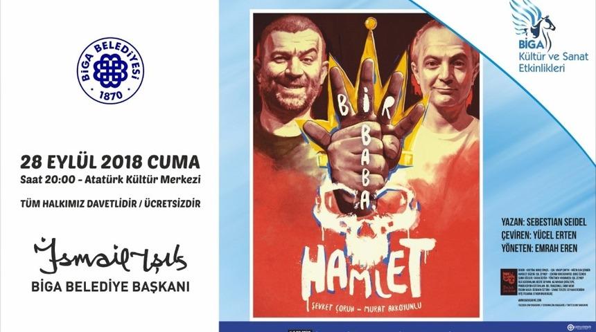 AKM&rsquo;de yeni sezonun ilk oyunu: &lsquo;Bir Baba Hamlet&rsquo;