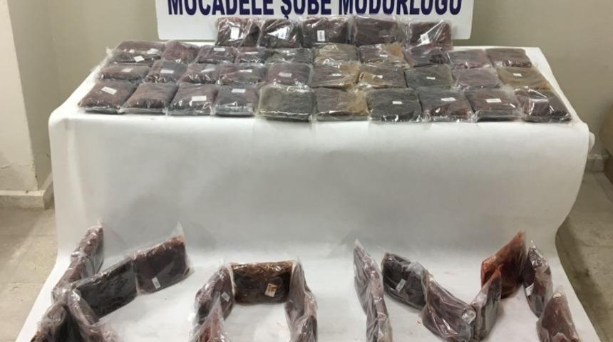 Kaçak 60 paket nargile tütünü ele geçirildi