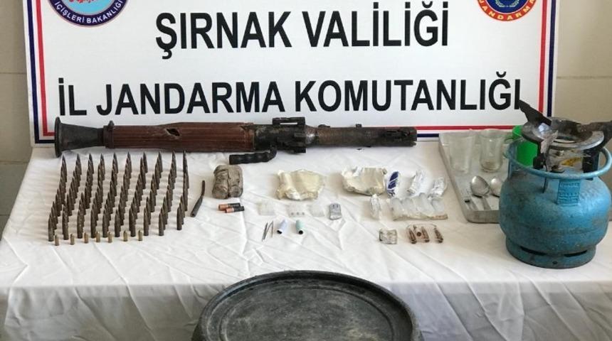 Şırnak’ta mühimmat ele geçirildi