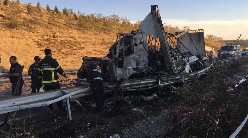 Niğde-Adana karayolunda feci kaza