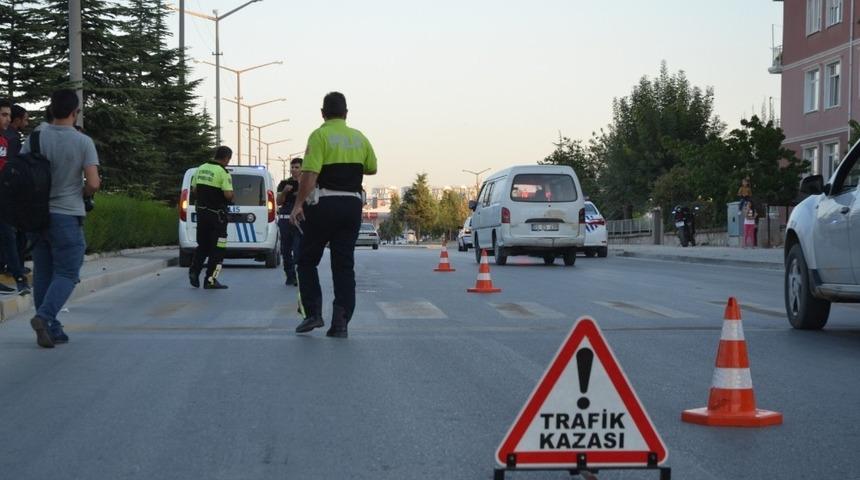 Karaman&rsquo;da trafik kazası: 1 yaralı