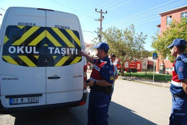 Malkara’da okul servislerine sıkı denetim