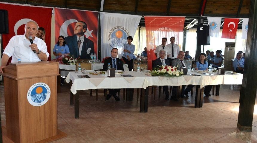 Başkan Kocamaz, itfaiyecilerle bir araya geldi