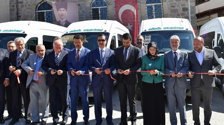 Başkan Tuna, G&uuml;d&uuml;l&rsquo;de yatırımların toplu a&ccedil;ılış t&ouml;renine katıldı