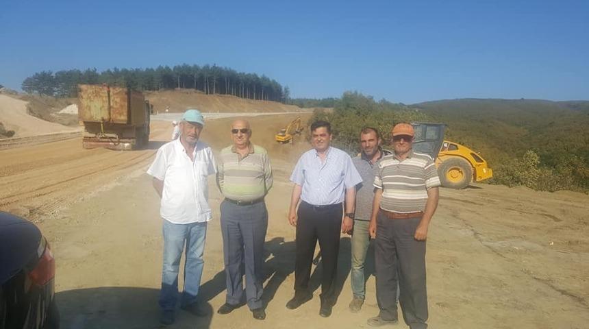 Başkan Yal&ccedil;ın, Ahi Dağı 4&rsquo;&uuml;nc&uuml; etap &ccedil;alışmalarını inceledi