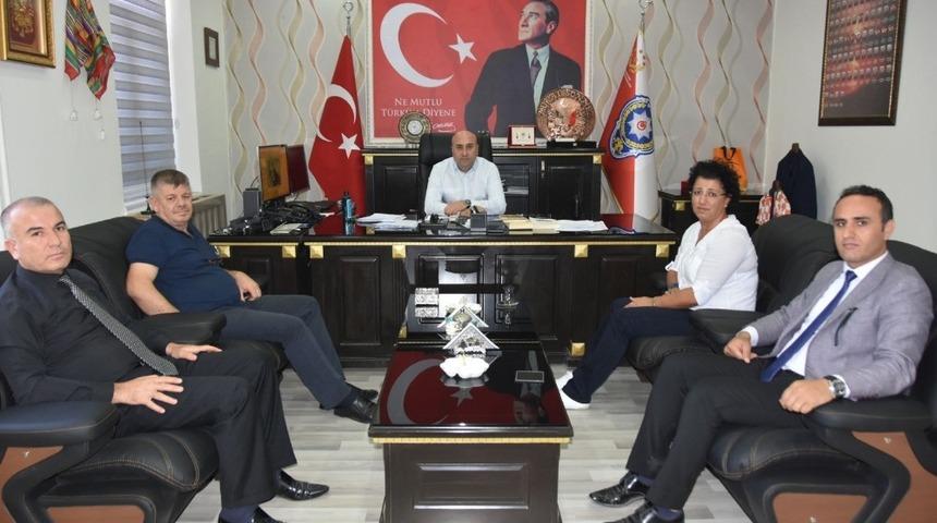 Şehit ailesi yeni atanan kaymakamı ziyaret etti