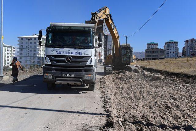 Yakutiye Belediyesi, Hilalkent i&ccedil;in &ccedil;alışıyor 1