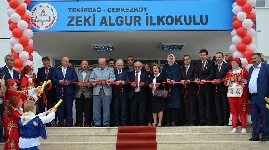 Zeki Algur İlkokulu a&ccedil;ıldı