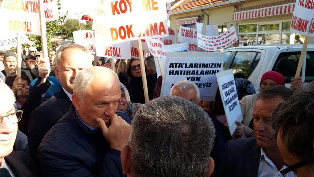 K&ouml;yl&uuml;ler, Istranca Ormanları na kil ocağı &Ccedil;ED toplantısını yaptırmadı 1