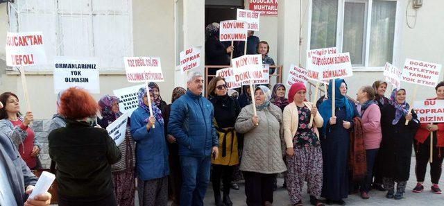 K&ouml;yl&uuml;ler, Istranca Ormanları na kil ocağı &Ccedil;ED toplantısını yaptırmadı 2