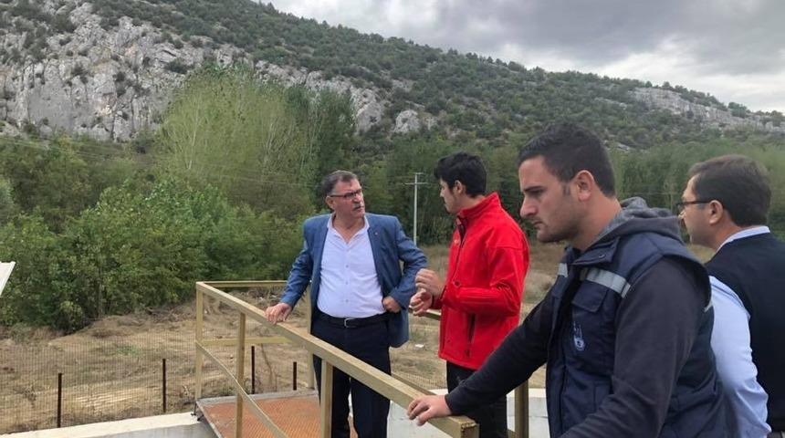 Başkan Duymuş, Atık Su Arıtma Tesisi&rsquo;nde incelemede bulundu