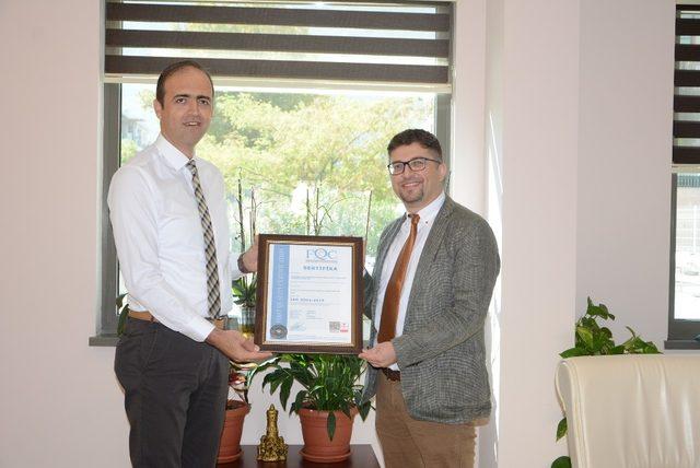 PAÜ Hastanesine ISO 9001:2015 belgesi