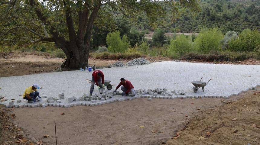 Yukarı Bozkır Mahallesi&rsquo;ne yeni sosyal alan