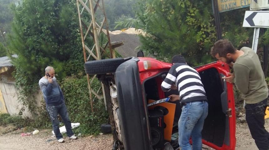 Ordu&rsquo;da trafik kazası: 1 yaralı