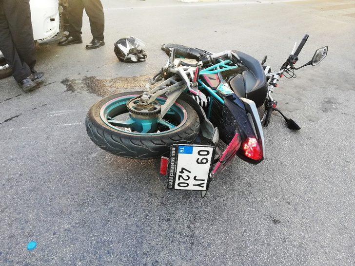 Aydın’da polis aracı ile motosiklet çarpıştı; 1 yaralı G4