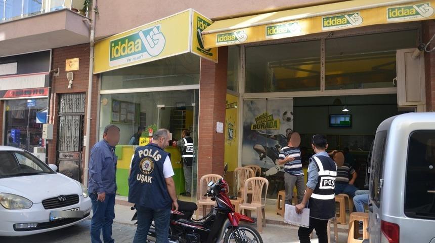 Uşak&rsquo;ta yasadışı bahis operasyonu