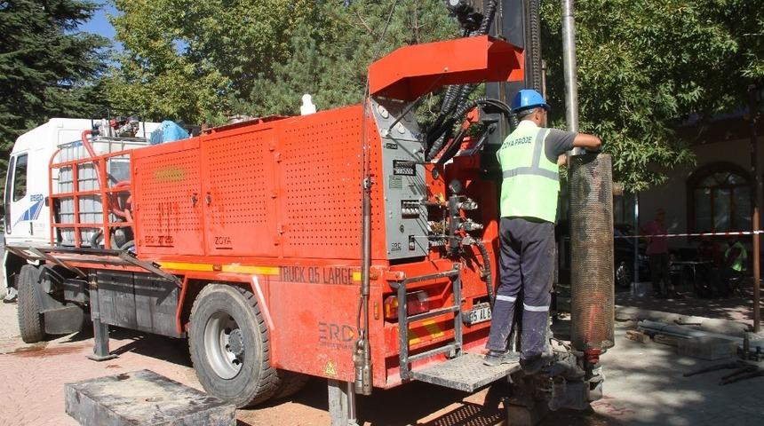 Erzincan&rsquo;da Tramvay projesinin &ccedil;alışmaları başladı