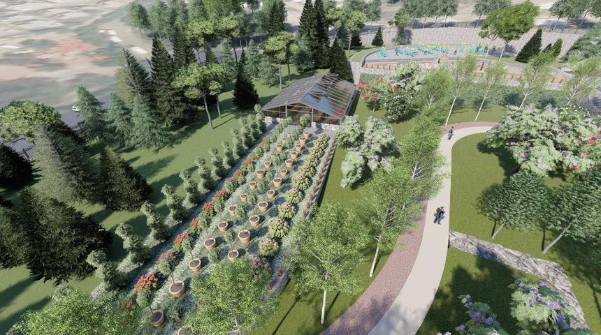 Bodrum&rsquo;a modern park