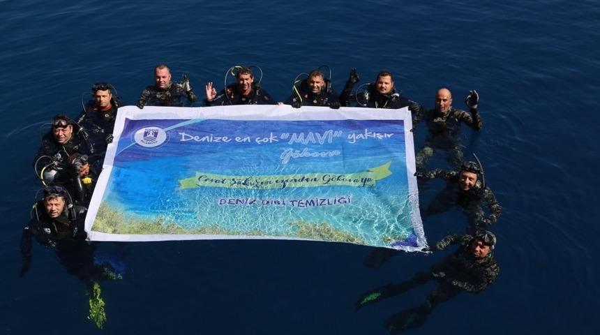 G&ouml;kova&rsquo;da son dalış Kargıcık Koyu&rsquo;nda