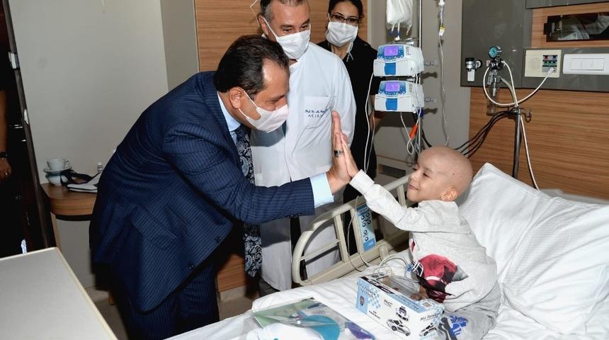 Emniyet M&uuml;d&uuml;r&uuml; Yıldız&rsquo;dan l&ouml;semili &ccedil;ocuklara moral