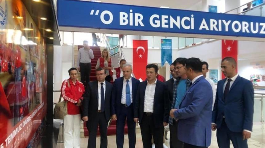 Gen&ccedil;lik ve Spor Bakanlığı M&uuml;şaviri ile Daire Başkanı Tekirdağ&rsquo;da