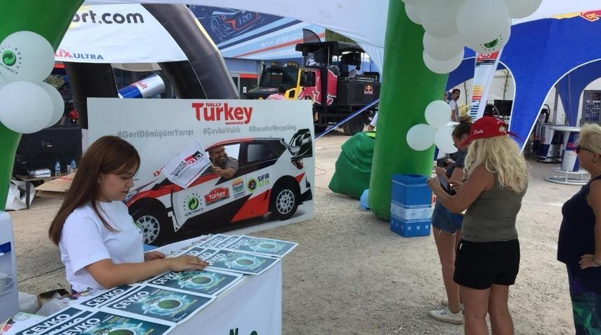 WRC T&uuml;rkiye Rallisinde s&uuml;rd&uuml;r&uuml;lebilir &ccedil;evre i&ccedil;in &ouml;rnek uygulama