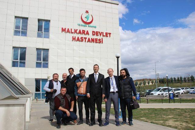 Malkara Devlet Hastanesi yönetimi basın mensuplarını ağırladı