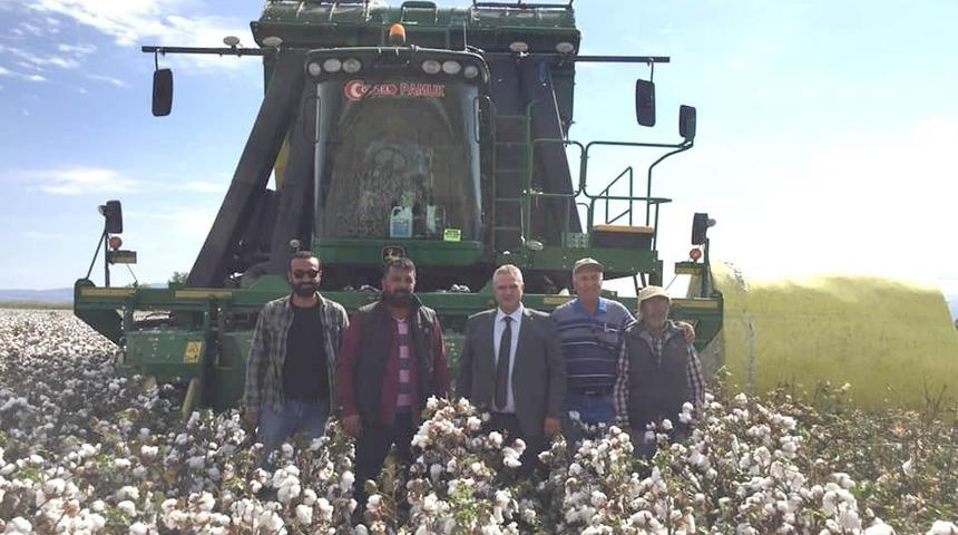 Beyaz altında hasat devam ediyor