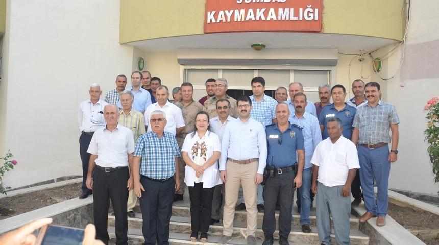 Kaymakam Coşkun vedalaştı