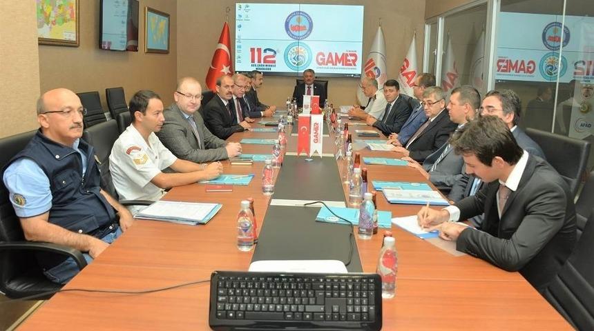 112 Acil &Ccedil;ağrı koordinasyon toplantısı yapıldı