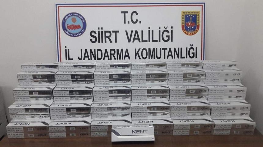 Siirt&rsquo;te bin 750 paket ka&ccedil;ak sigara ele ge&ccedil;irildi