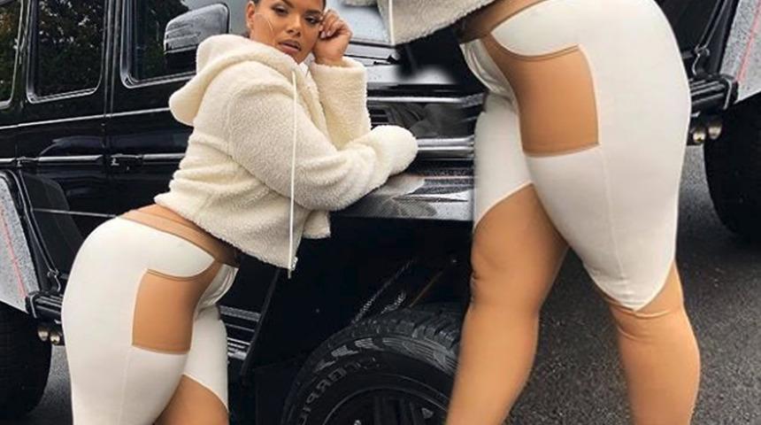 İki kez bakmanız gerekiyor! Şort mu, tayt mı?