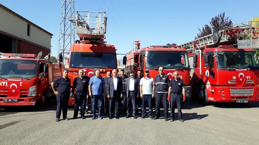 Bing&ouml;l&rsquo;de itfaiye, 9 ayda 400 yangına m&uuml;dahale etti
