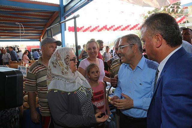 Akıncılar Kapalı Semt Pazarı açıldı