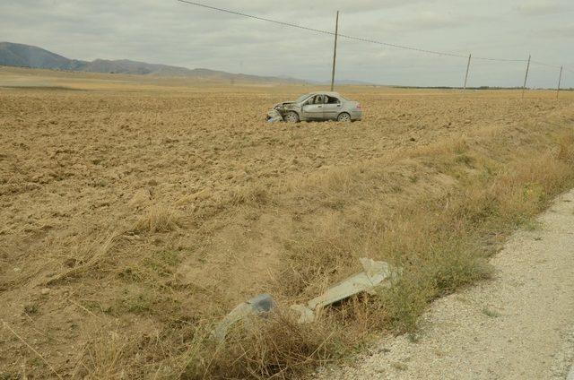 Günyüzü’nde trafik kazası, 2 yaralı