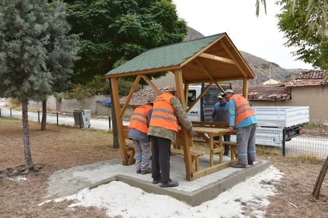 İnönü Belediyesi parkları kamelyalar ile donattı