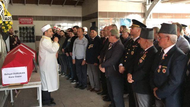 Kore Gazisi Behçet Durkan son yolculuğuna uğurlandı